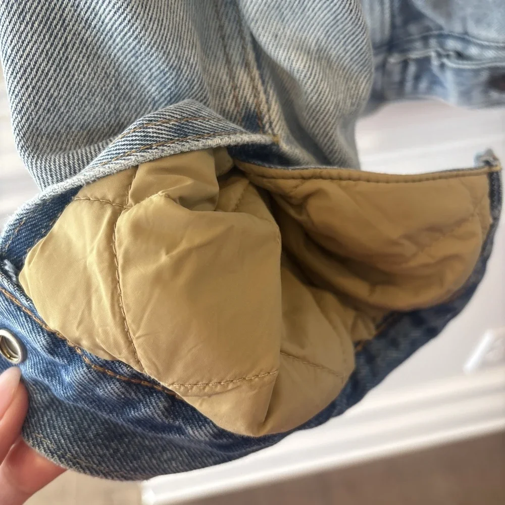 Levi's Men's Trucker size Small‎ Shearling Denim Jacket